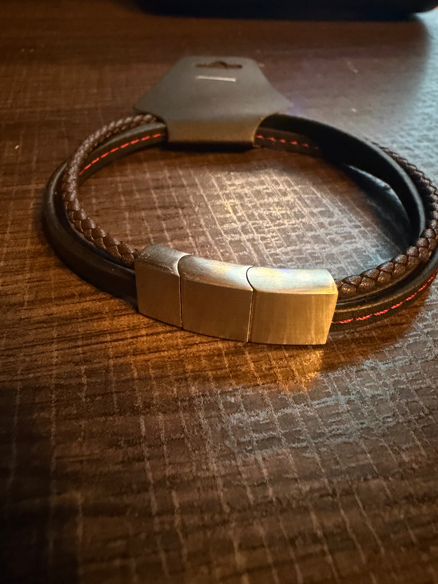 Casisto.J 3-Layer Leather Bracelet