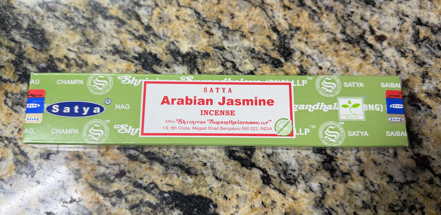 Satya Incense โ Arabian Jasmine (Box of 15)