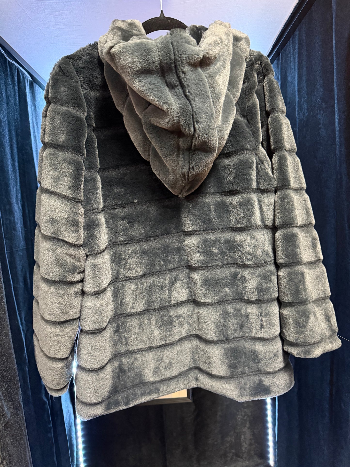 Large Plush Furry Jacket w/buttons