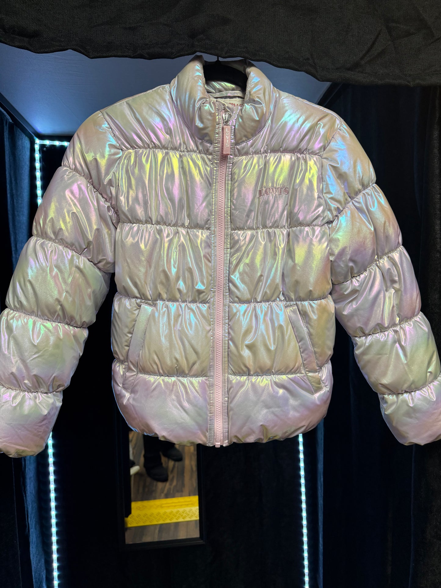 Kids- Levi's Unicorn Puffer Jacket- Size M (10-12 yrs)