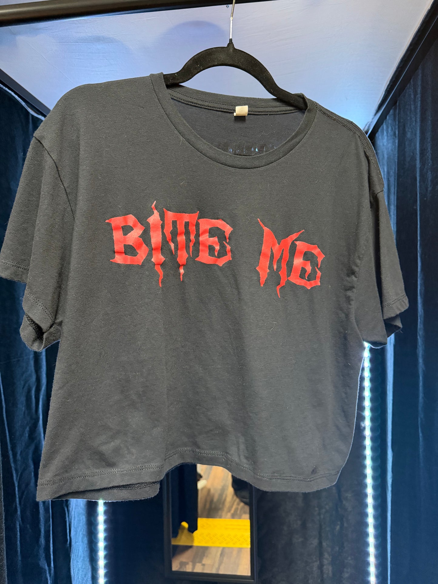 Bite Me Crop- Vampire Freaks-Size L/XL