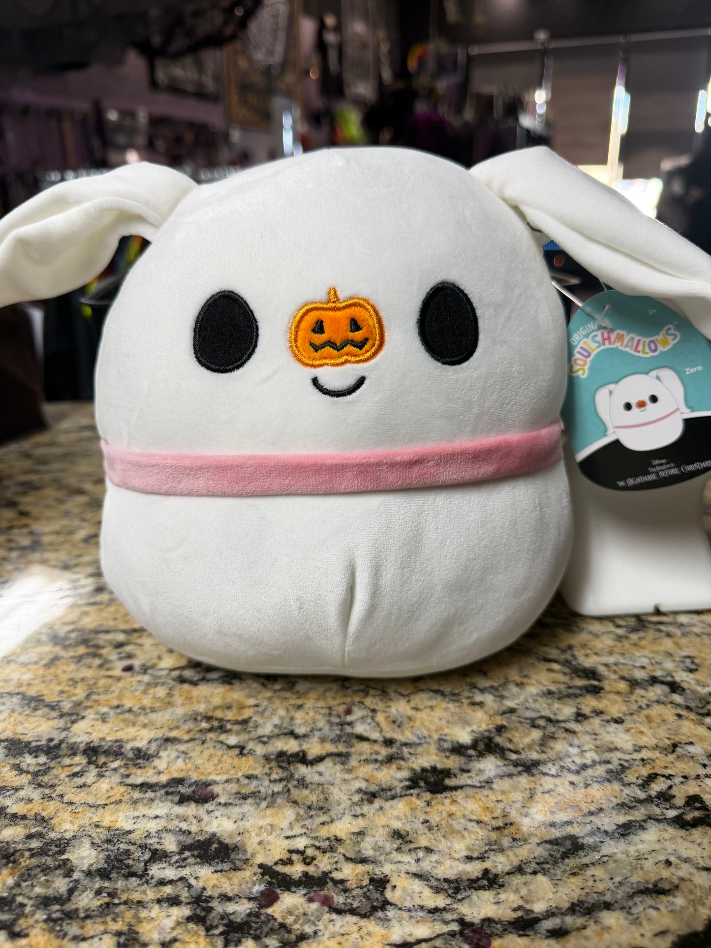 Zero- Nightmare Before Christmas Squishmallow- 8"