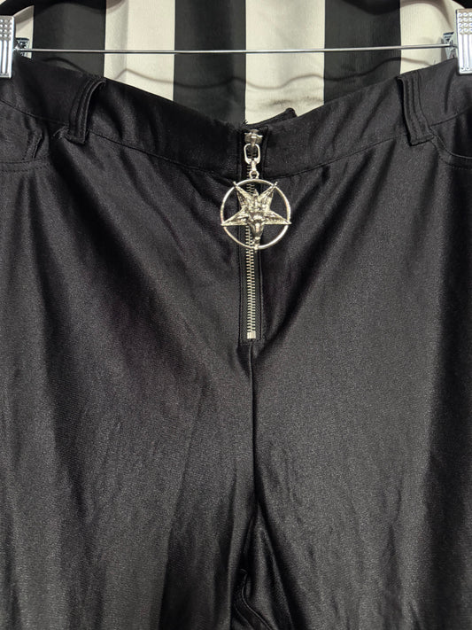 Killstar- Disco Obscure Jeans- Black- Size 3XL