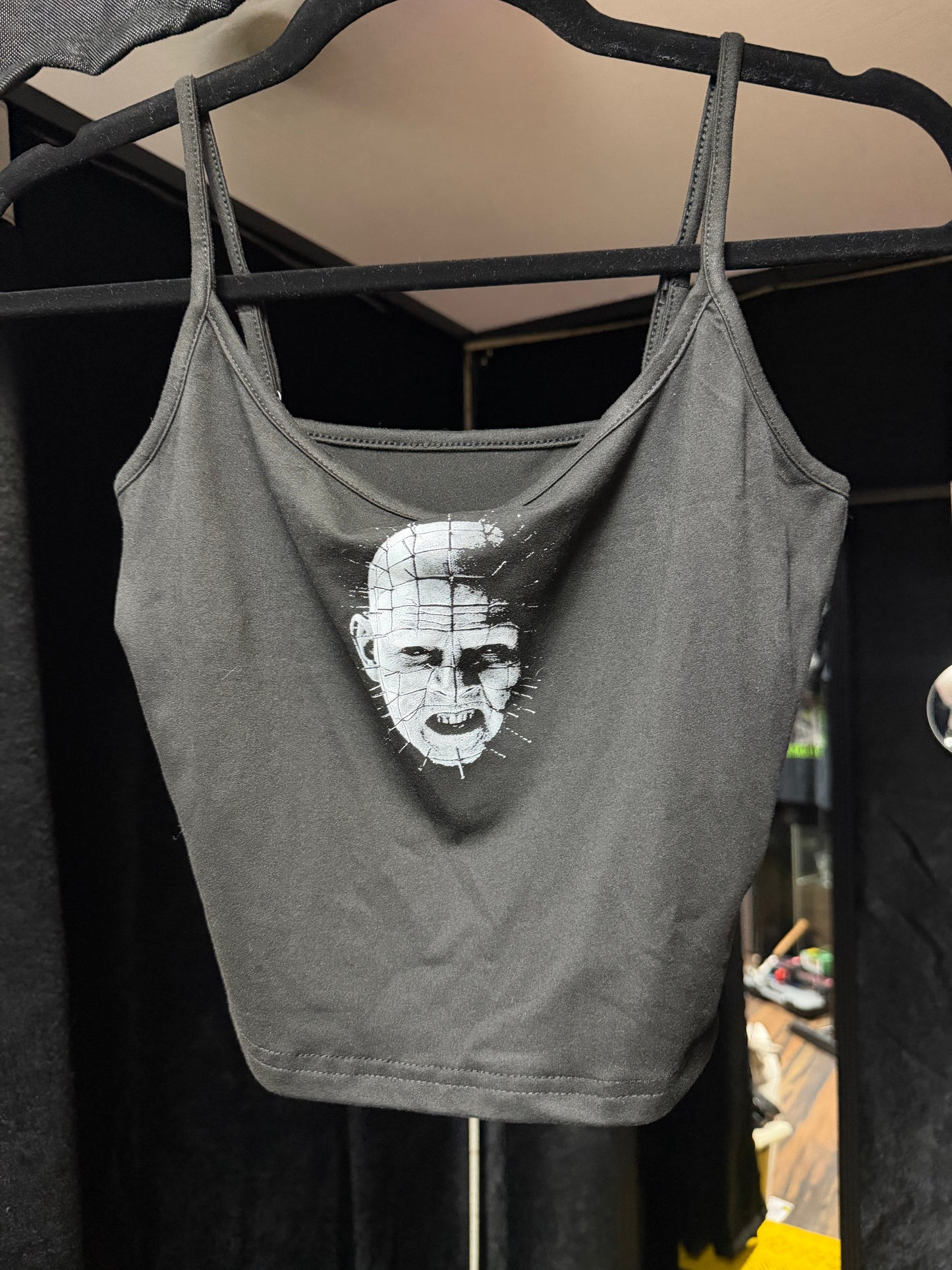 Custom Hellraiser Crop Tank- Small