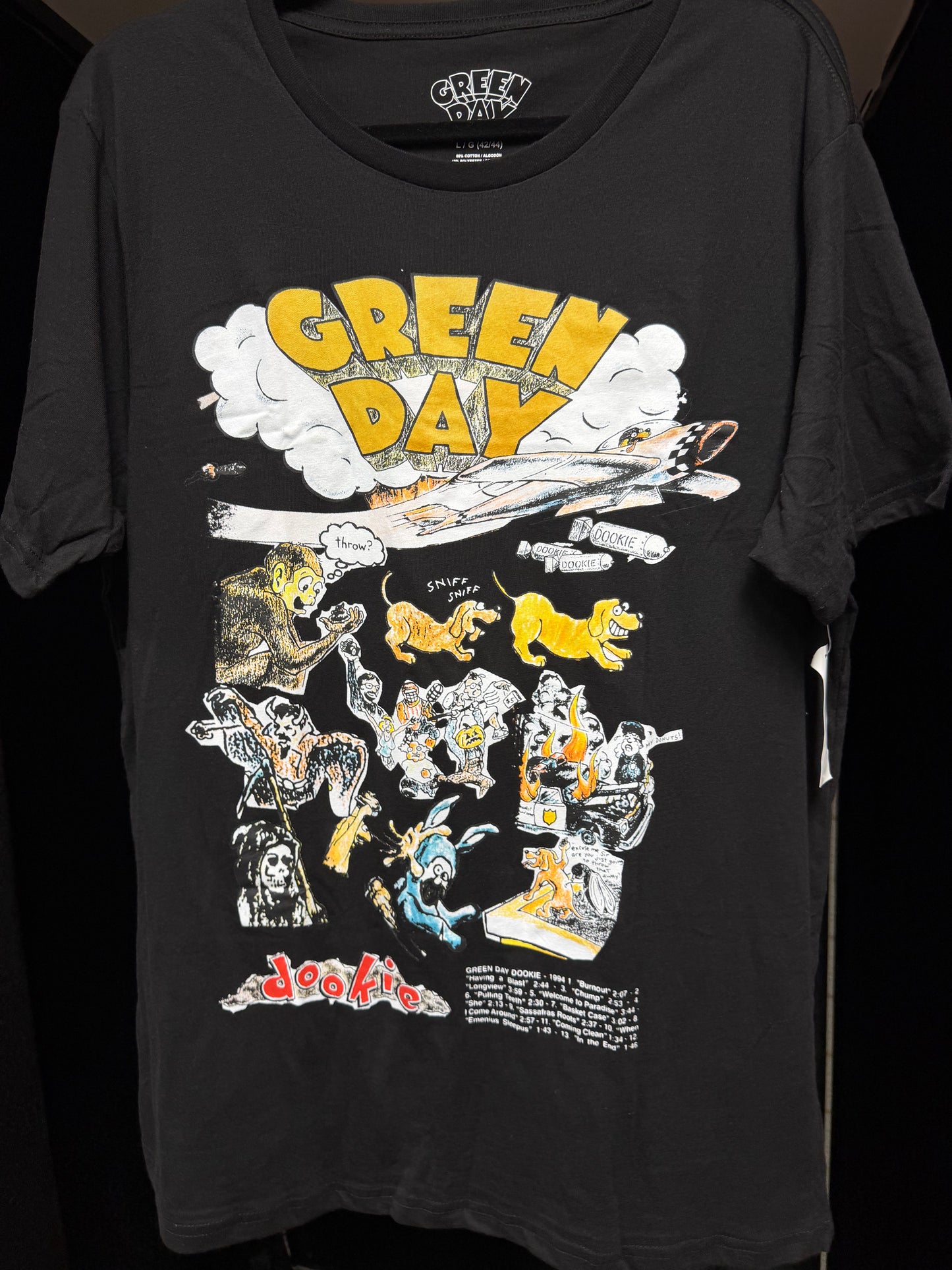 Green Day-Dookie Shirt- Large