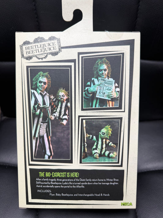 Neca-Ultimate Beetlejuice - Striped Suit Action Figure