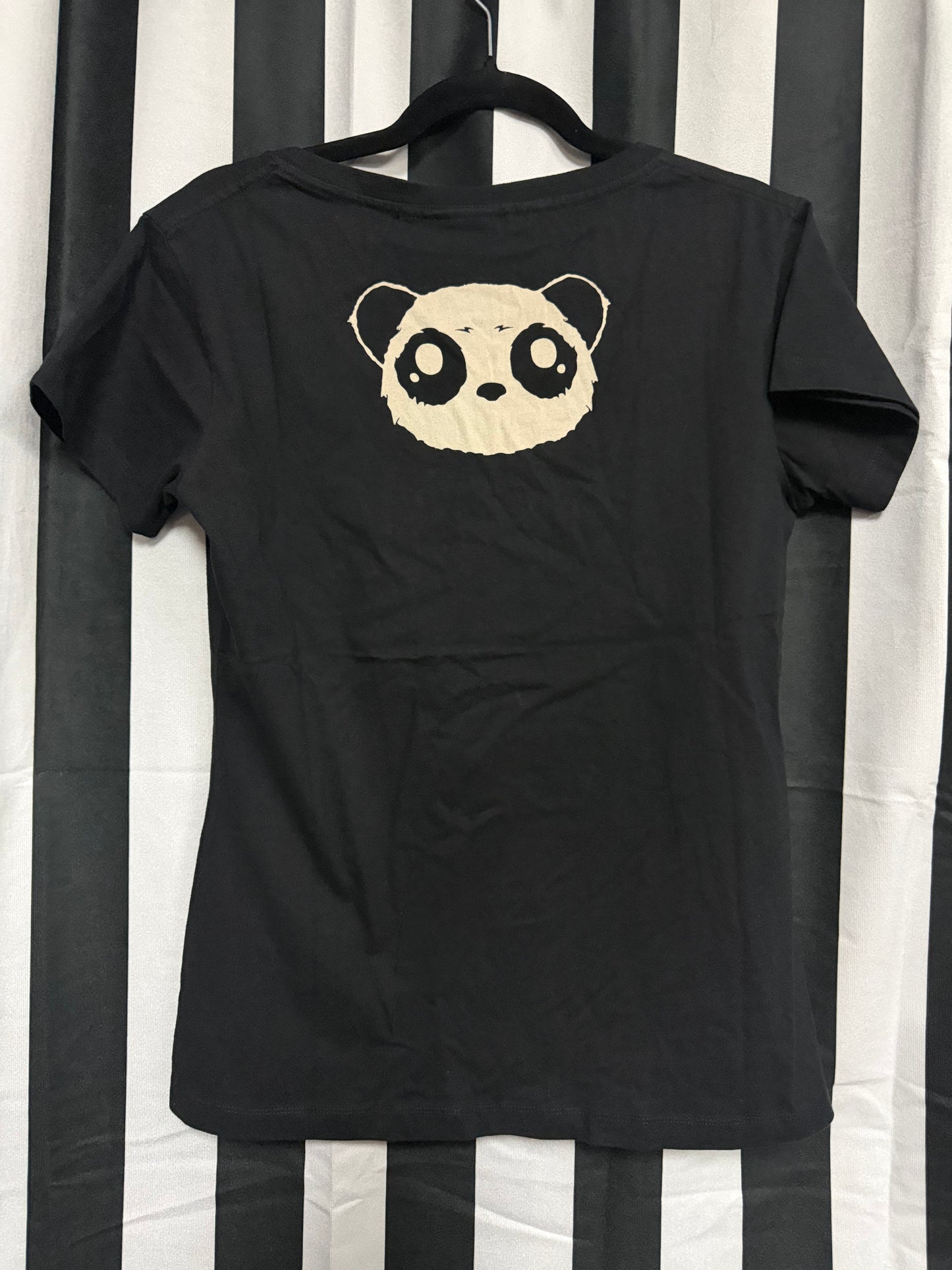 Killer Panda- Antisocial T-Shirt Black