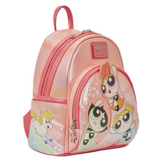 Loungefly- The Powerpuff Girls Exclusive Pearlescent Mini Backpack