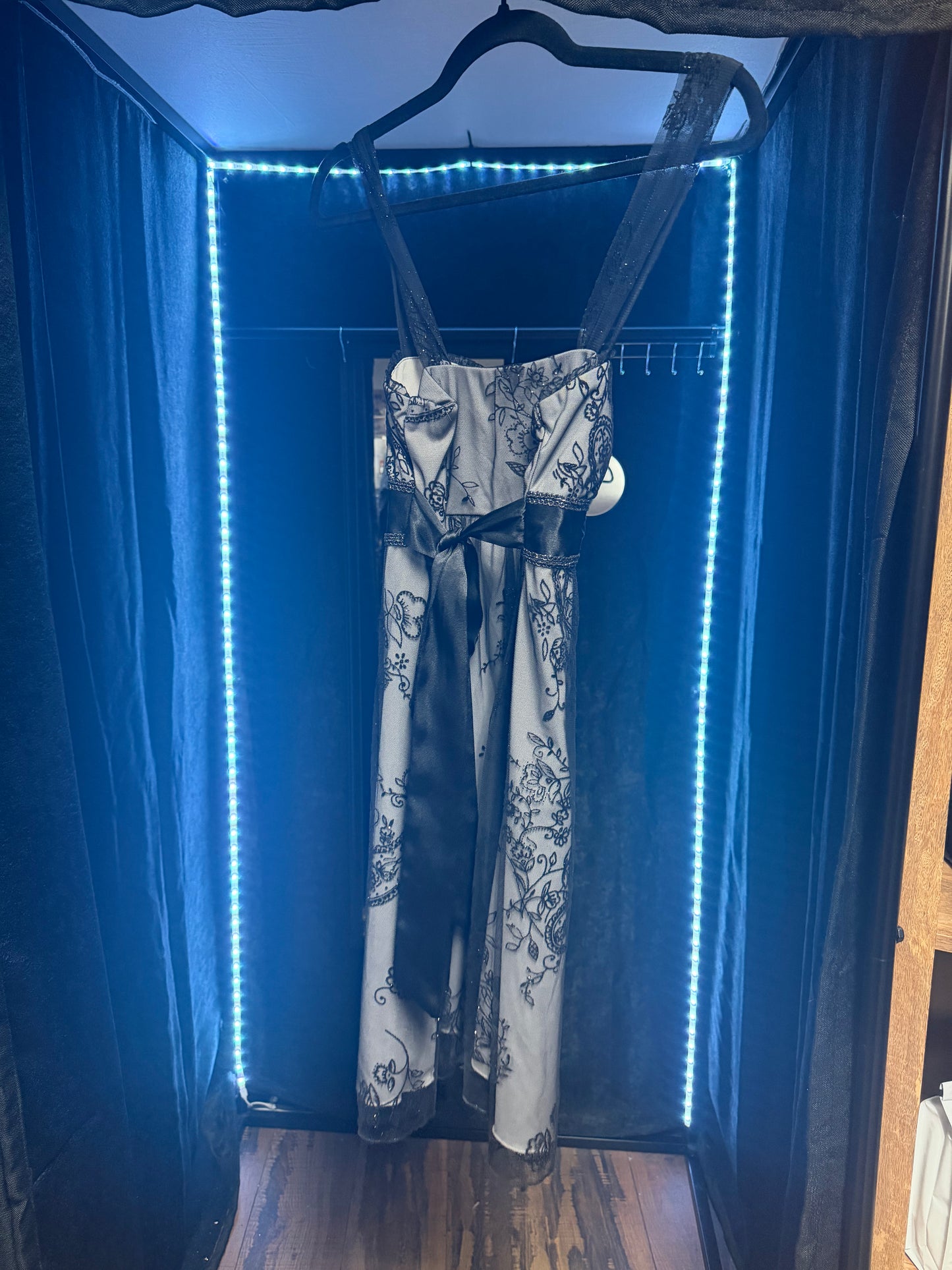 Teeze Me- Goth Prom Dress- Size Med