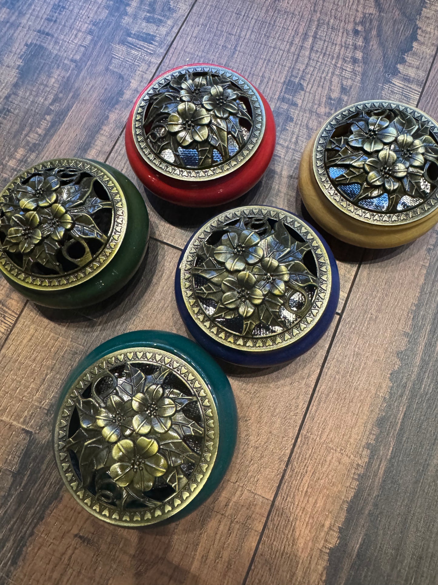 Floral Trinket/Incense Bowl