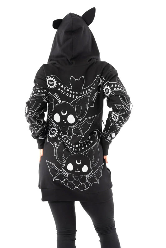 Heartless Ouija Bat Hoodie