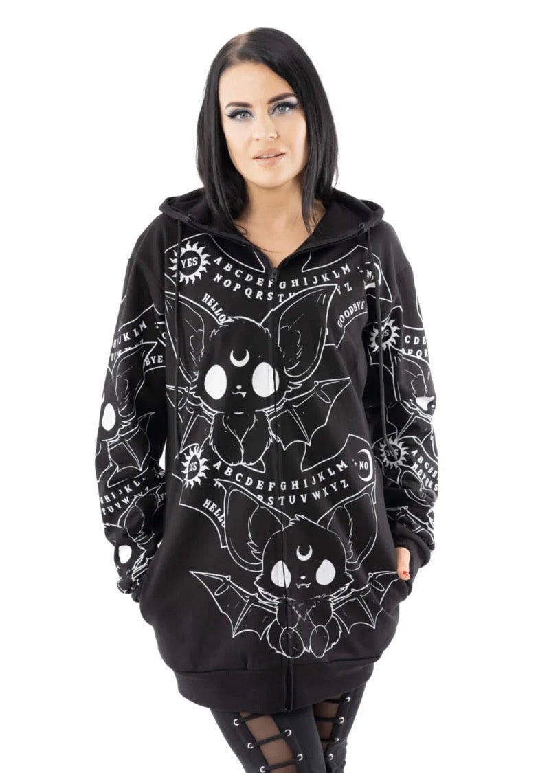 Heartless Ouija Bat Hoodie