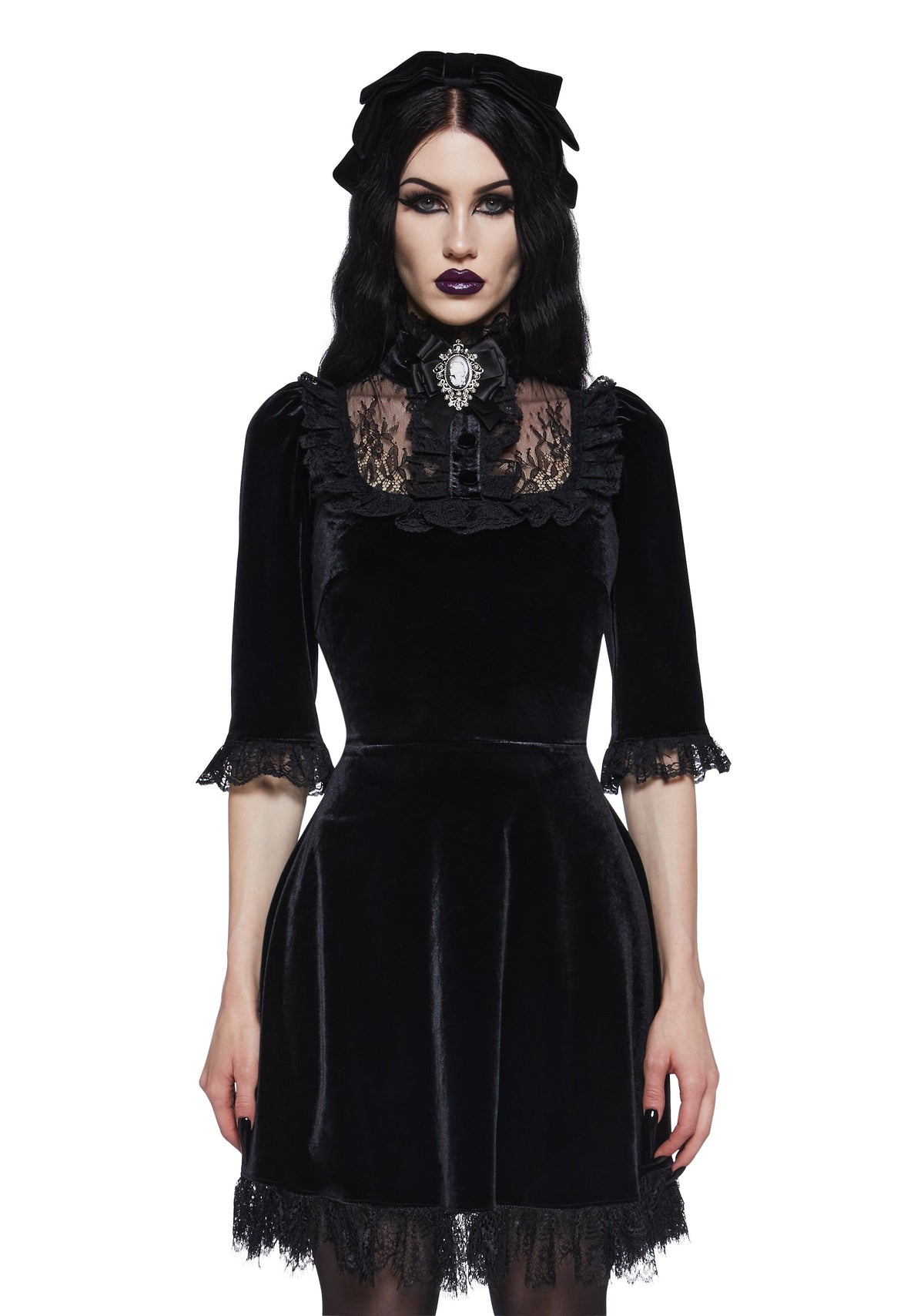 LadyHawke Velvet Dress - Size XXS