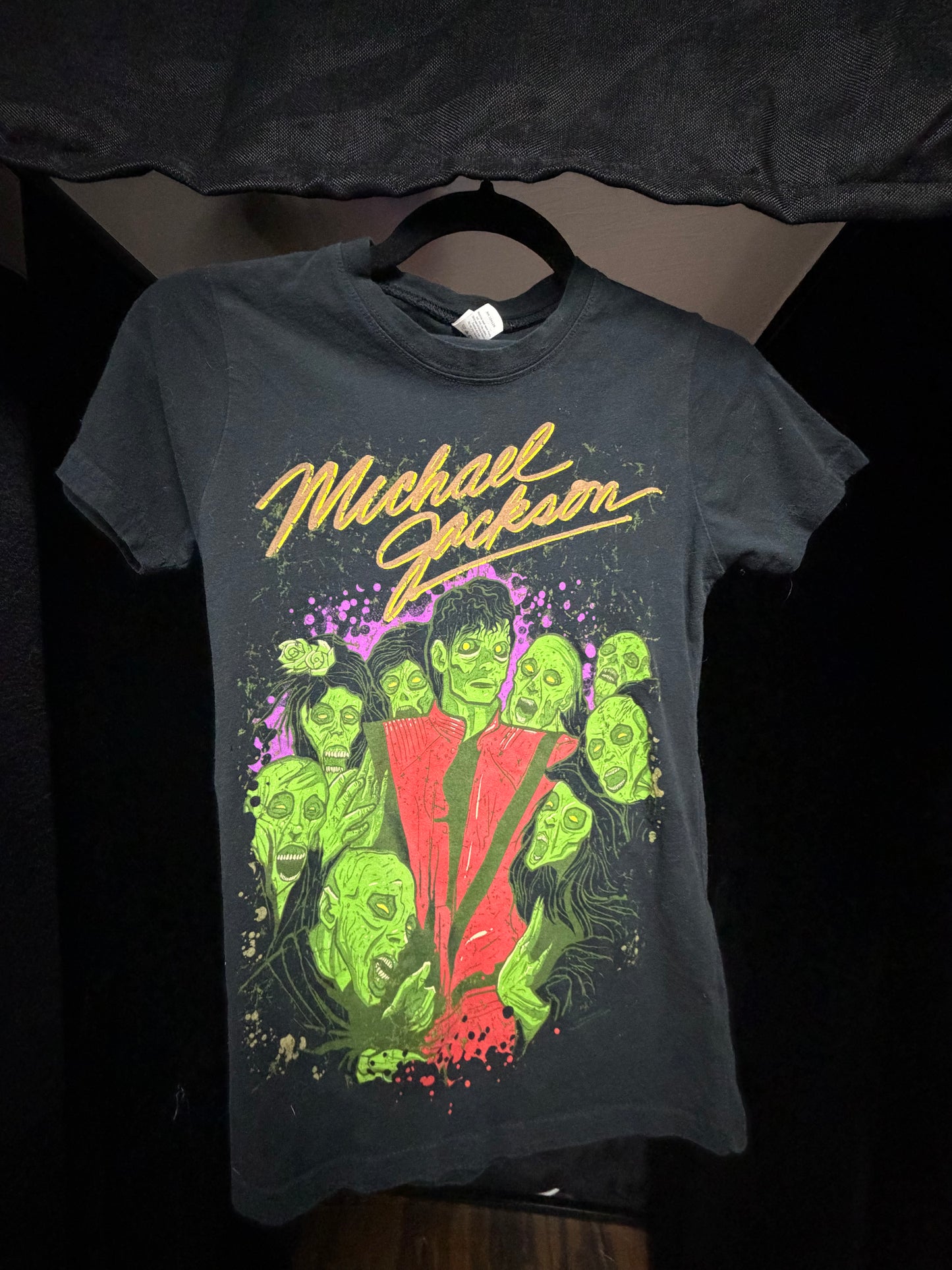 Vintage Michael Jacksons Zombies Thriller Shirt- Women's Size S