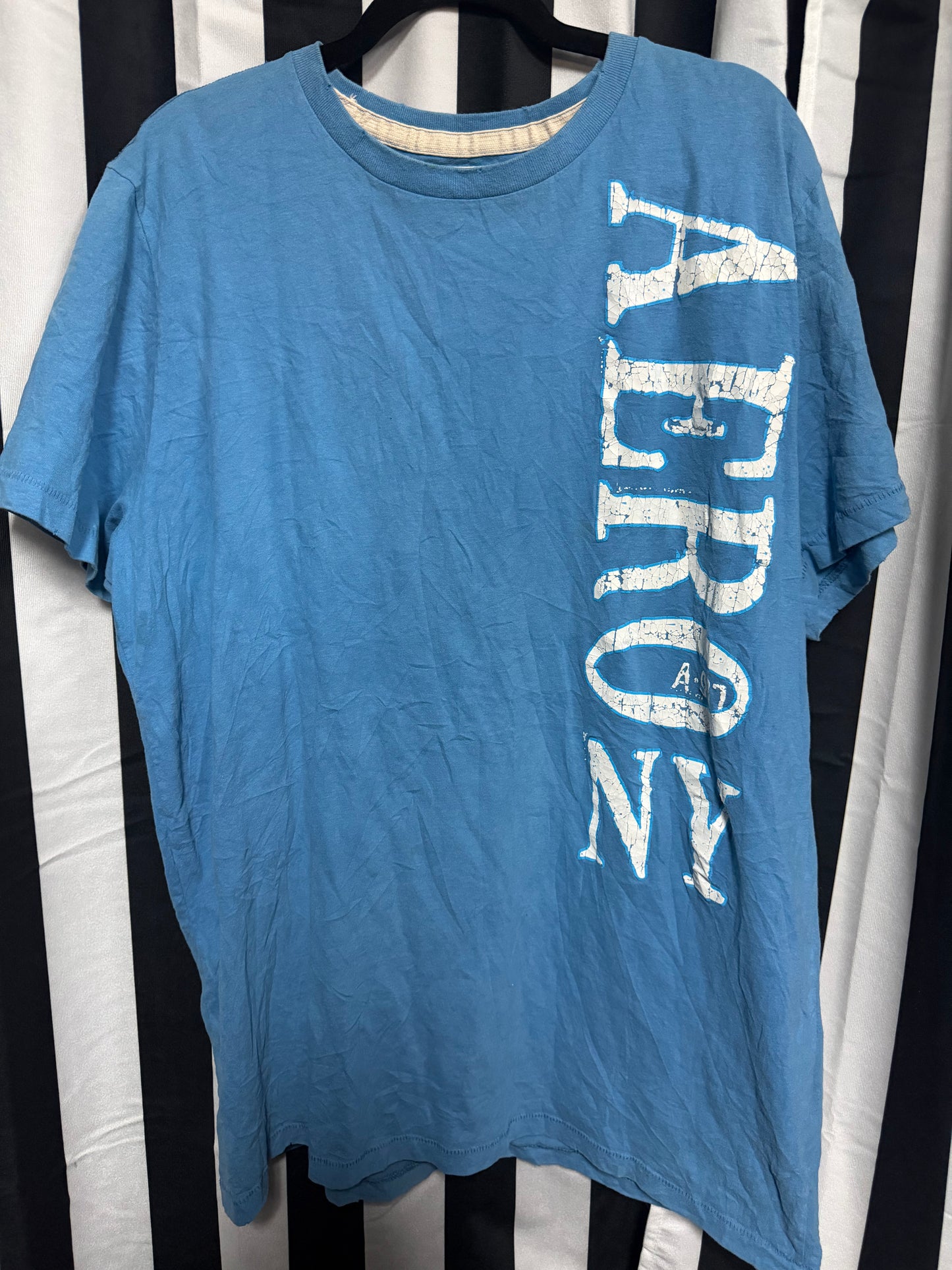 Aero NY Blue Shirt- Preloved- XXL