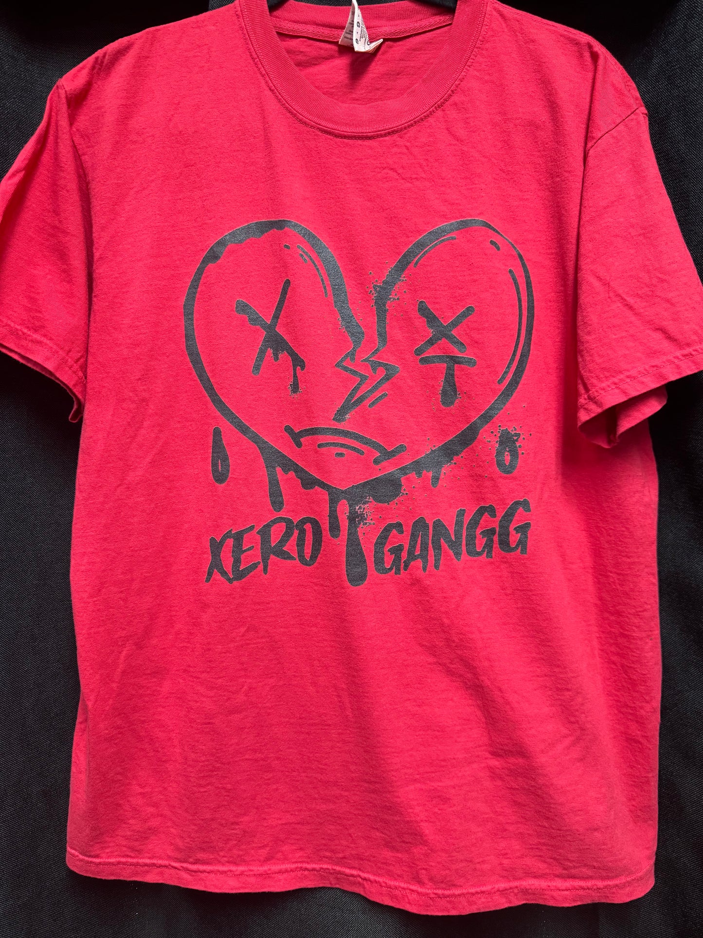 EXCLUSIVE- Xerogangg- 333 Drip Heart T-Shirt