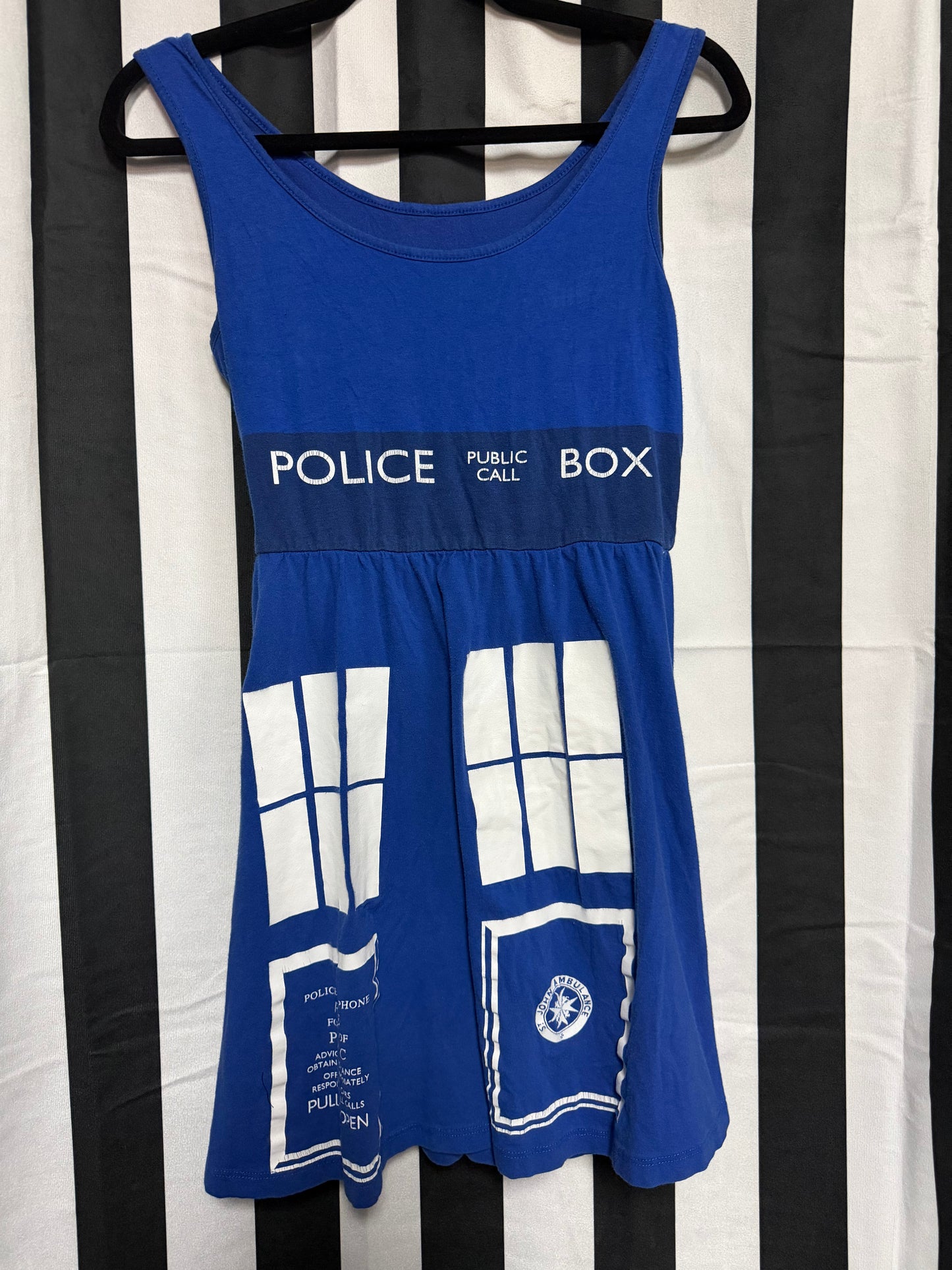 2012 Dr Who- Her Universe- Police Box Dress- Small