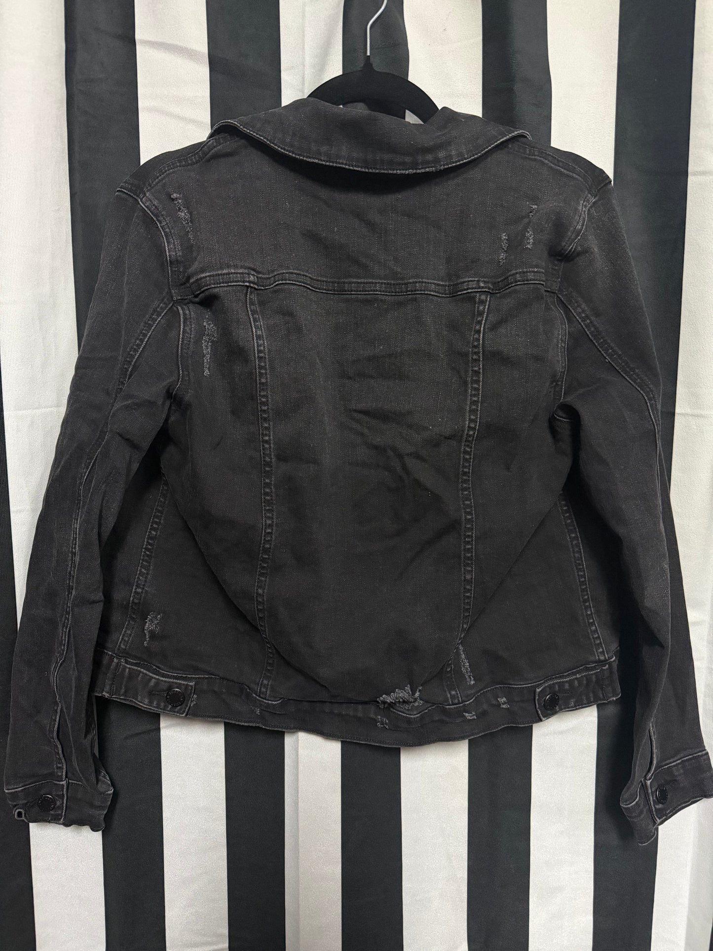 Just USA Black Denim Jacket- M