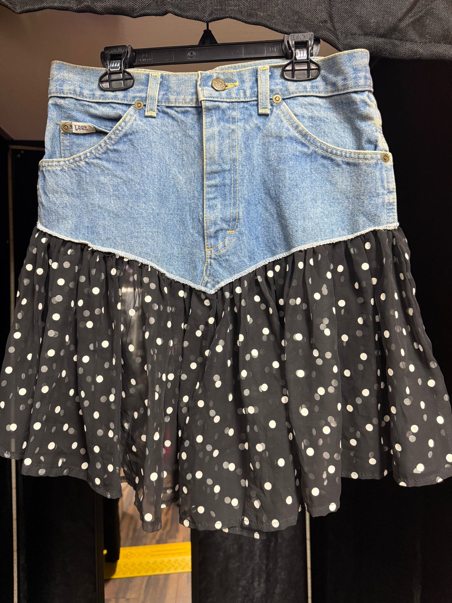 Custom Lee Polka Dot Skirt- Size M