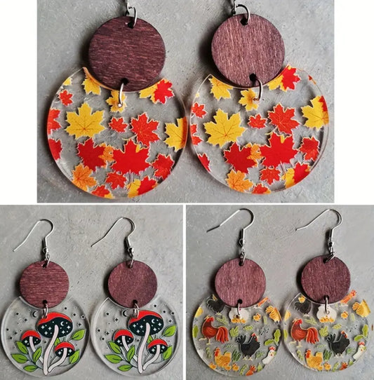 Fall Fun Earrings- 3 Styles