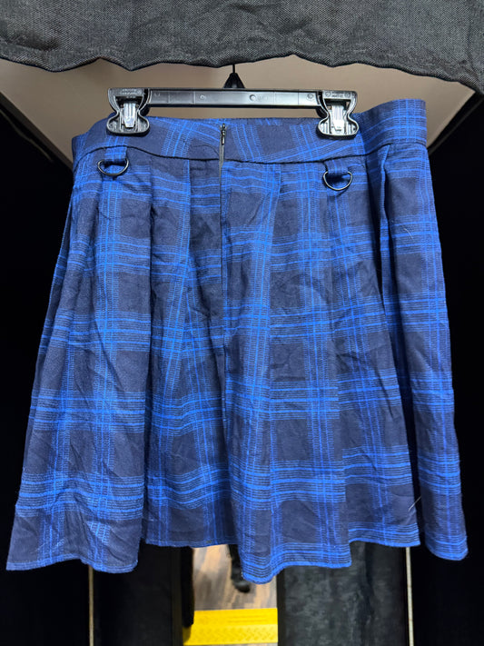Alt plaid D-ring skirt 🖤Size M