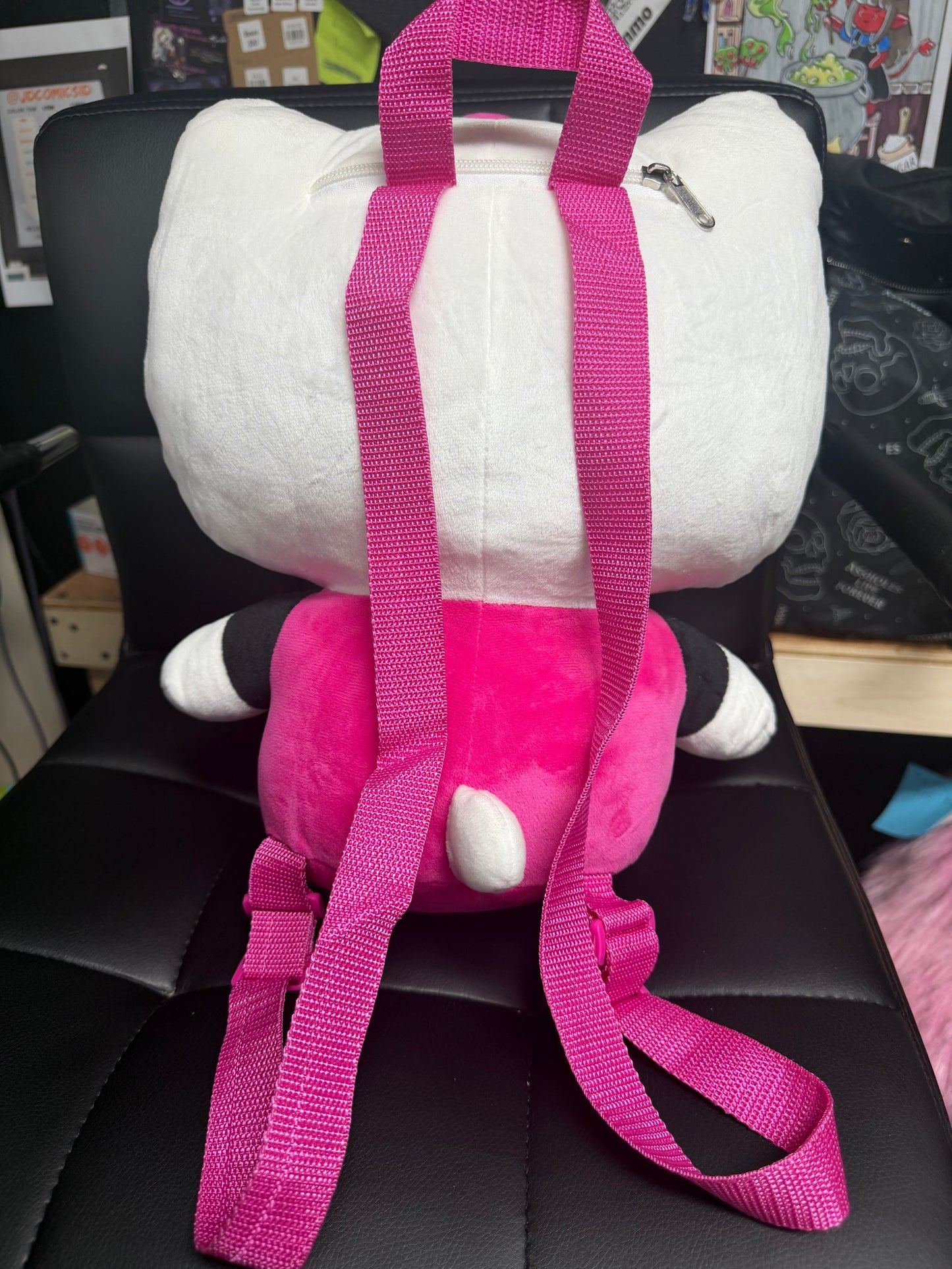 Hello Kitty Plush Backpack – Pink Kawaii Chaos Cutie