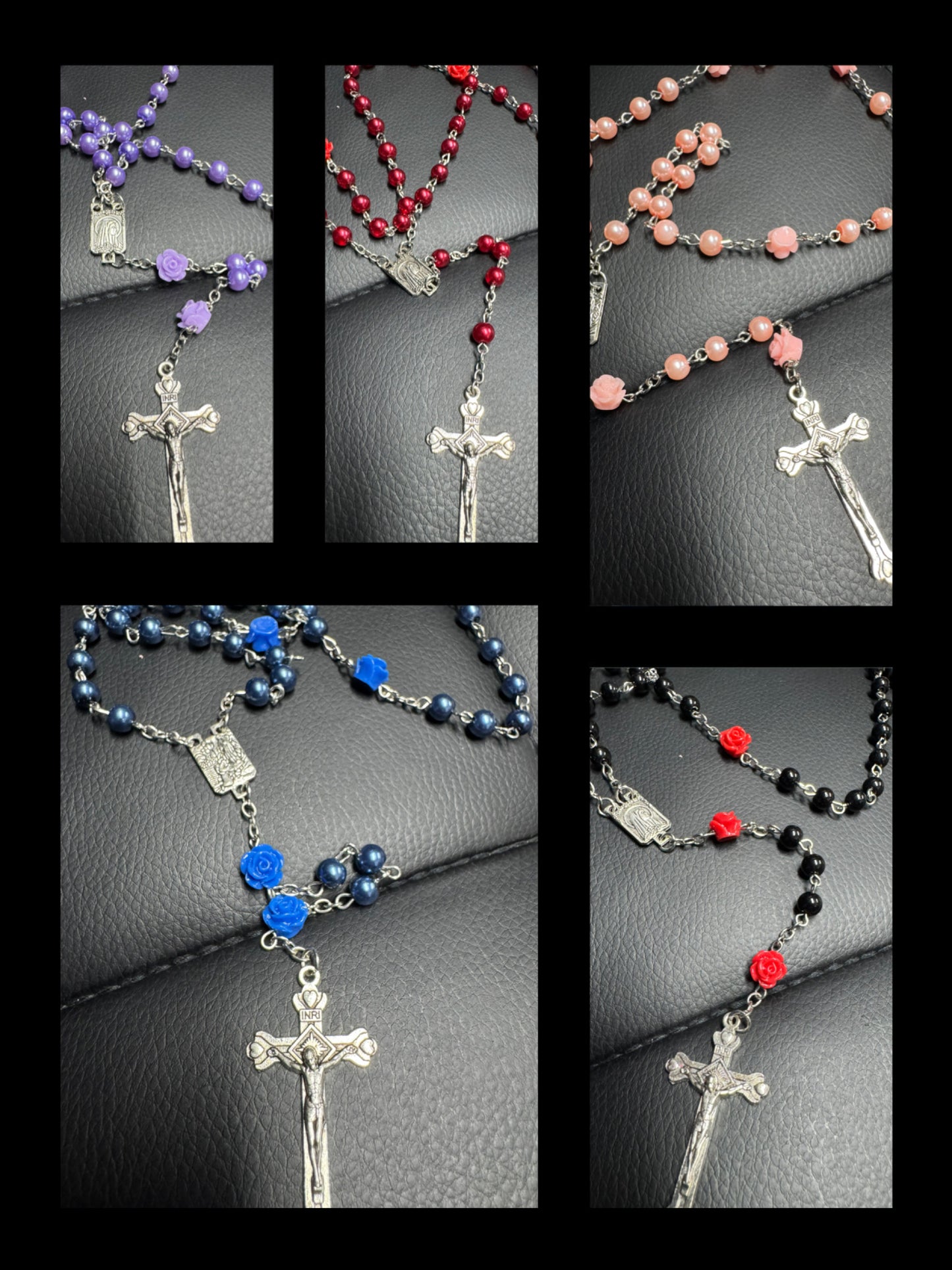 Rosary Necklaces- Multiple Colors