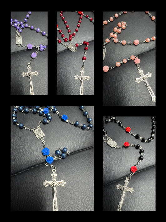 Rosary Necklaces- Multiple Colors