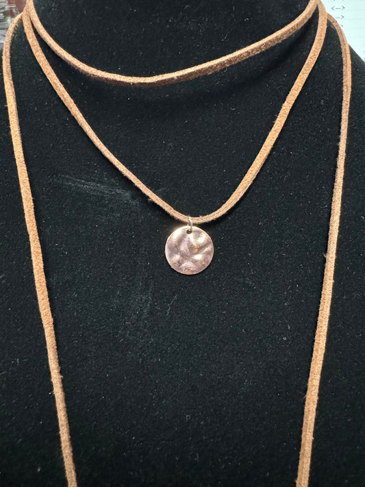 Brown Lariat Necklace