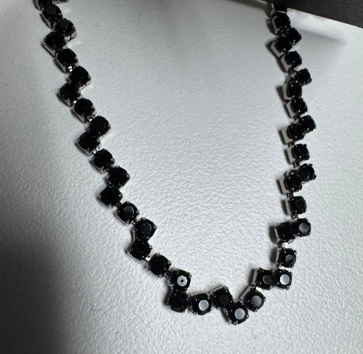 3 Piece Elegant Black Jewelry- Necklace/Bracelet/Earrings