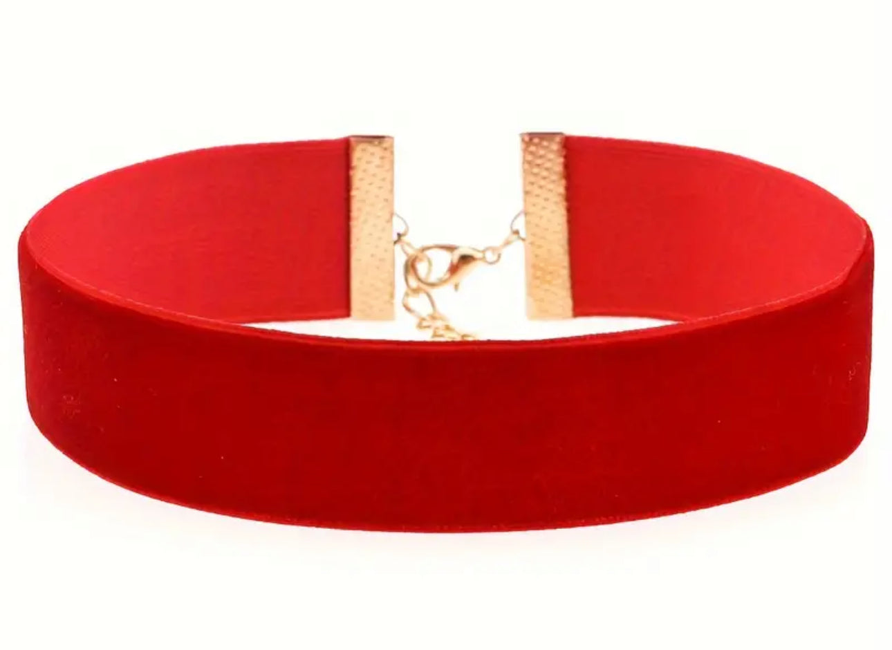 Gothic Wide Velvet Choker