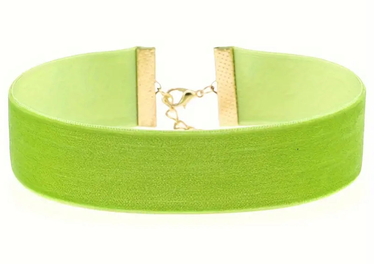 Gothic Wide Velvet Choker