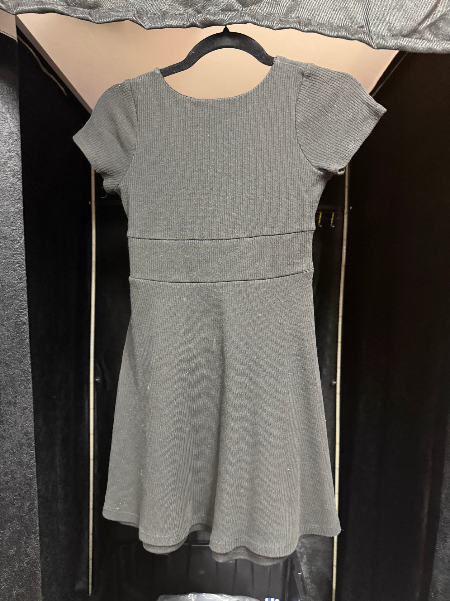 Rare Editions Simple Black Goth/Skater Dress- Size S