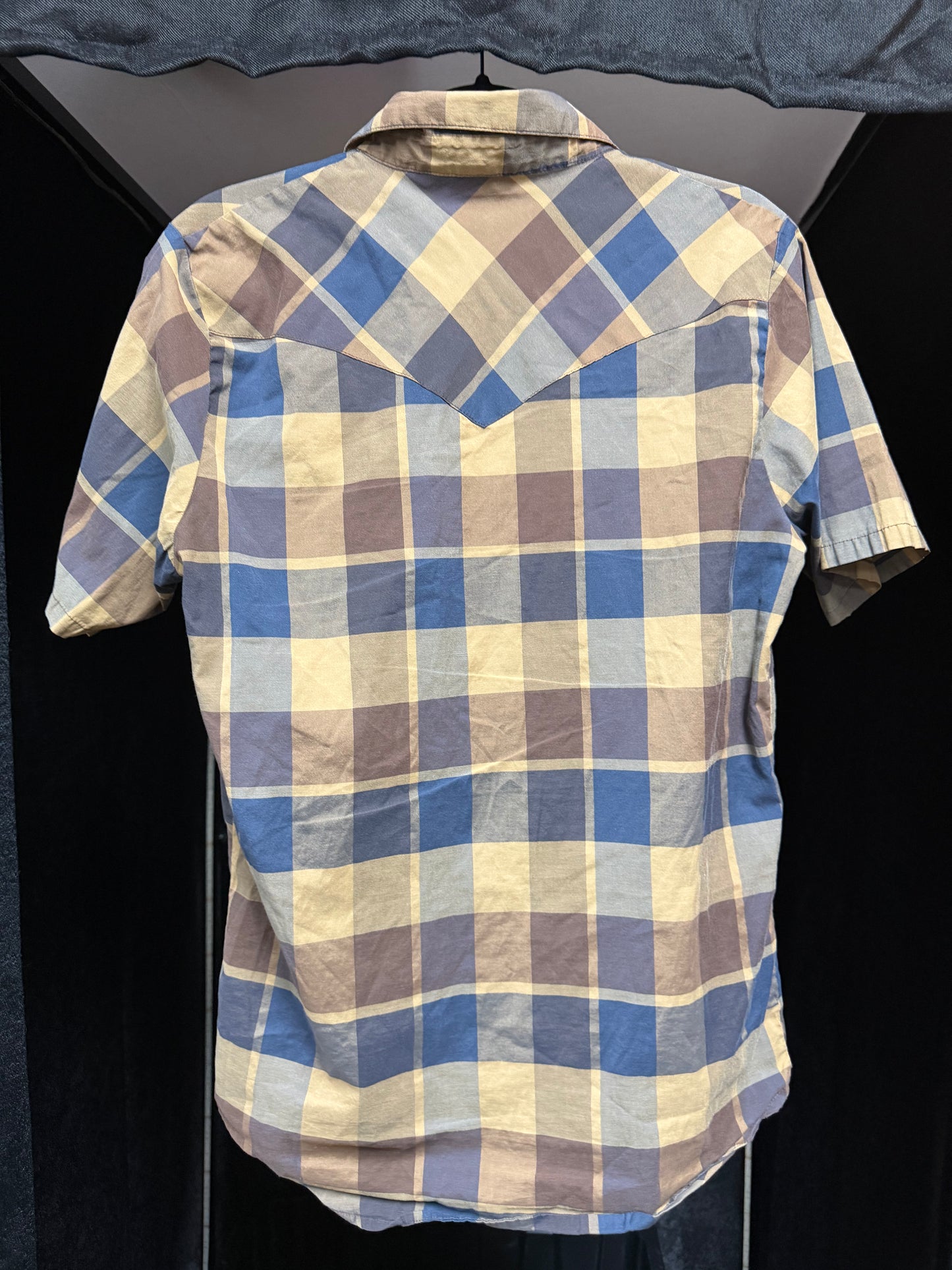 Vans Off The Wall Plaid Button Up- Size Small