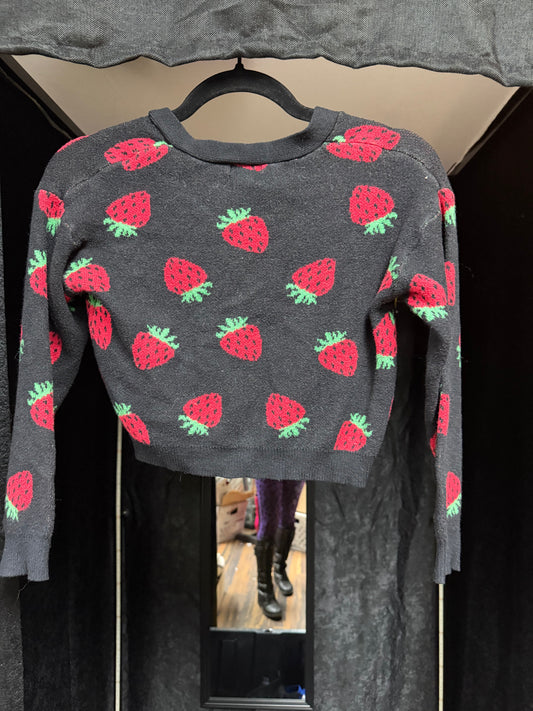 Strawberry Crop Sweater- Art Class- Kids Large (10/12)