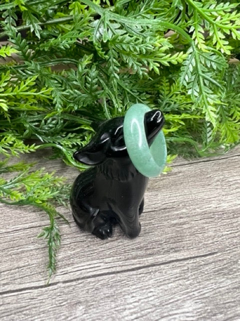 Natural Stone Ring — Jade