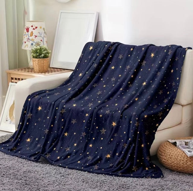 Glittery Star/Wizardry SOFT Blanket- 39x59