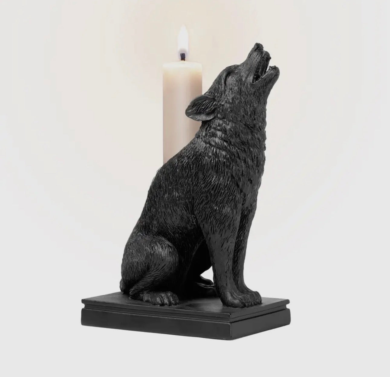 Ulula Noctic Wolf Candlestick