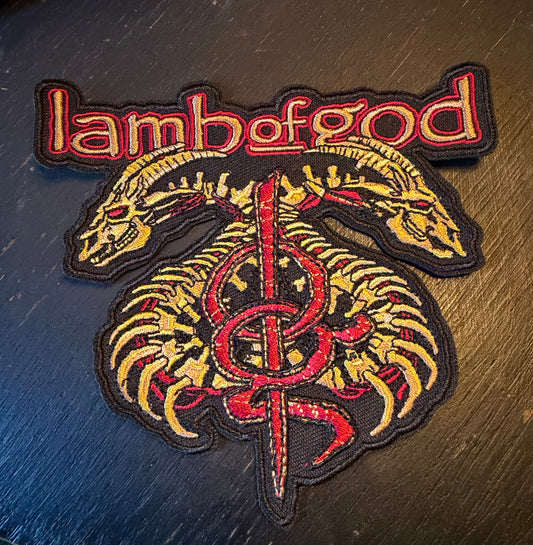 Lamb of God - Red & Brown Dragon Patch