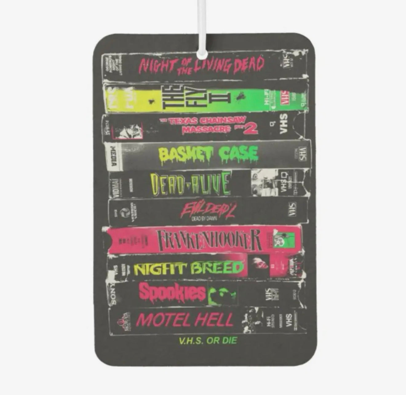 80's Horror VHS Air Freshener - Cherry Scent