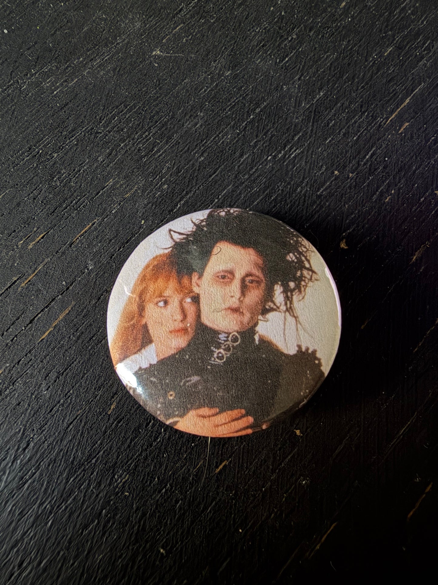 Edward Scissorhands Button Pin