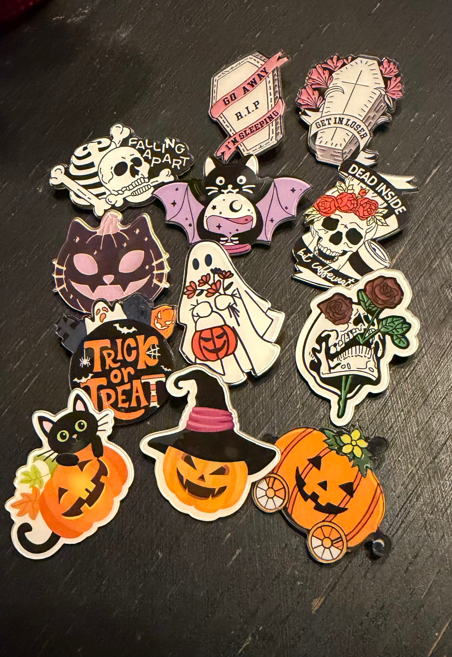 Halloween Plastic Pins