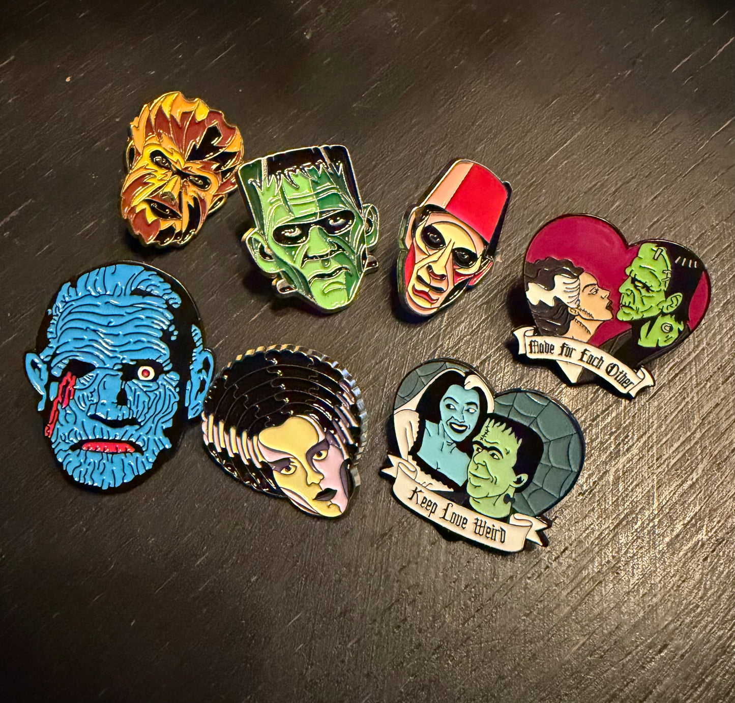 The Monsters Metal Pins