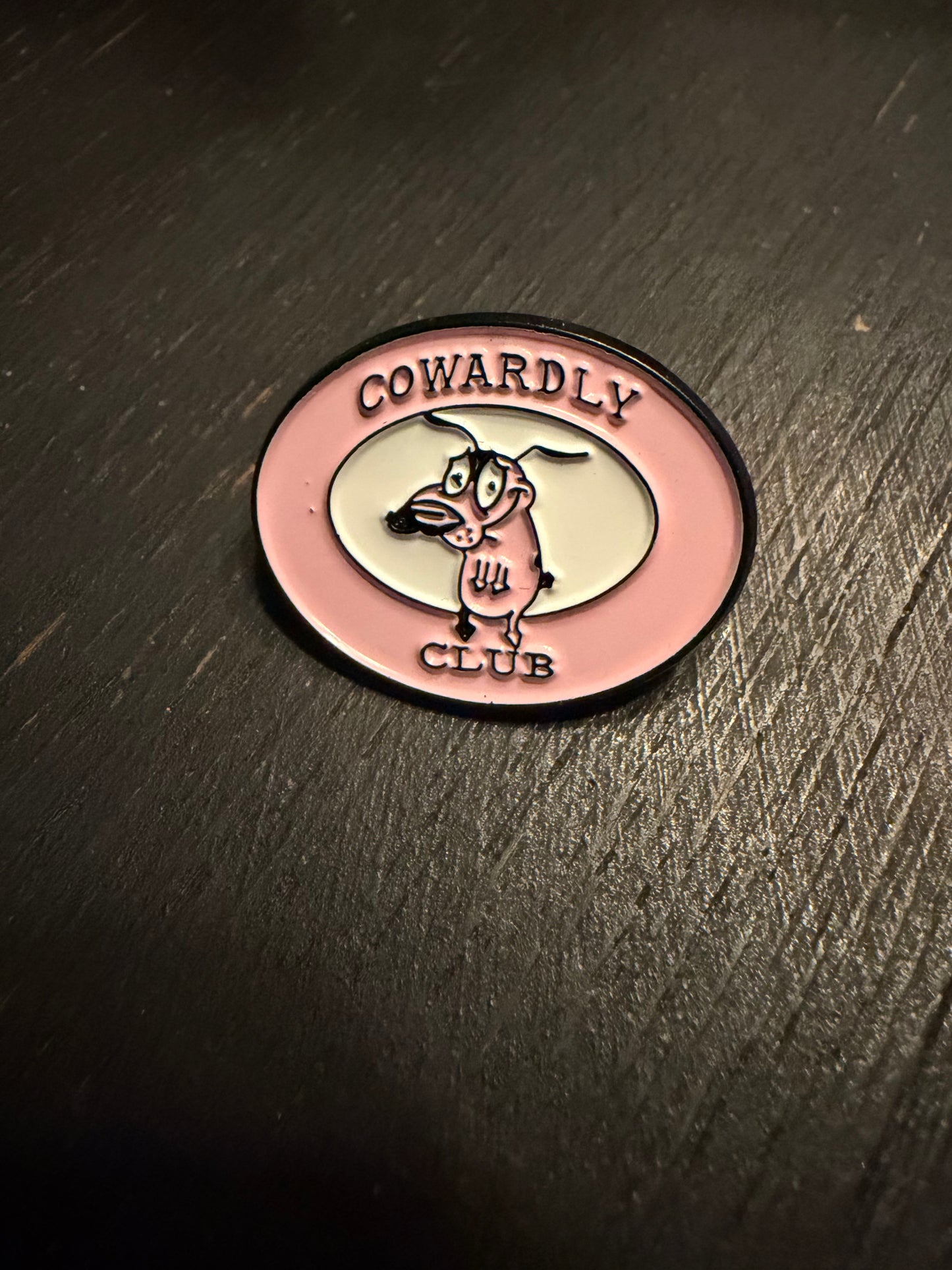 Courage The Cowardly Dog Metal Pins
