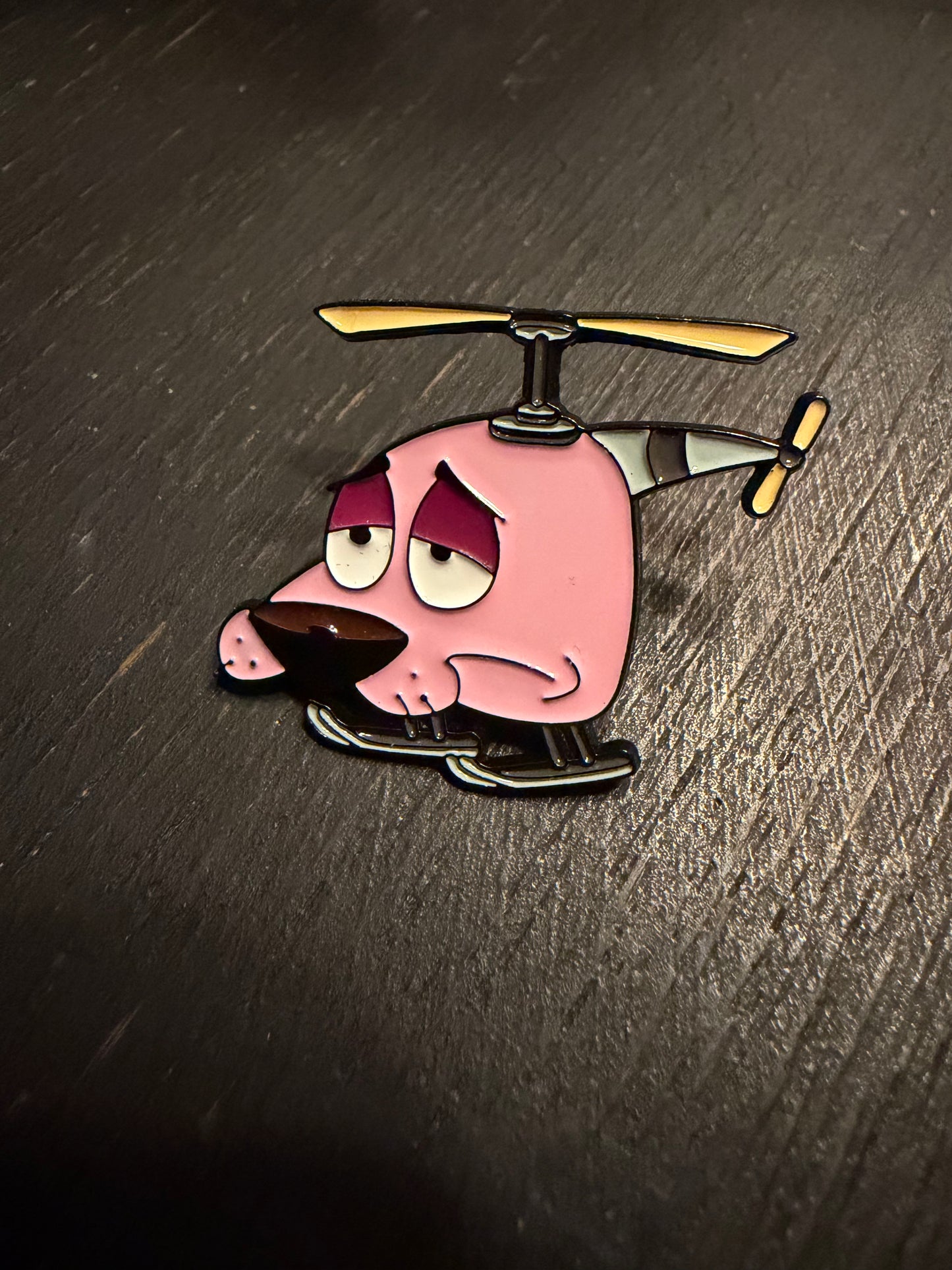 Courage The Cowardly Dog Metal Pins