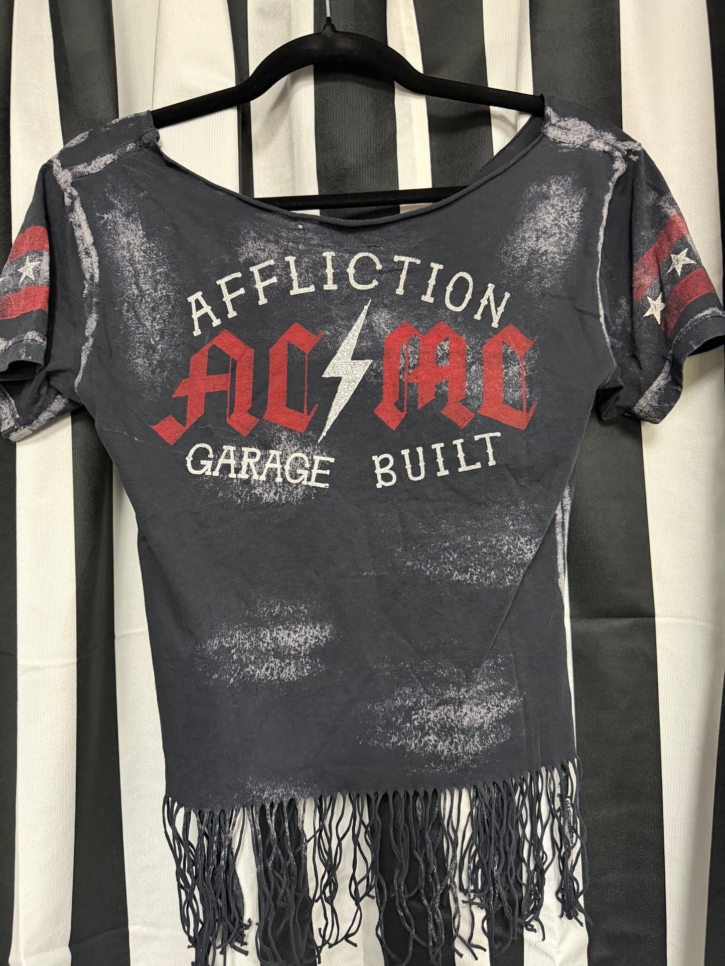 Distressed Fallen Angels- Affliction x ACDC Collab - Medium