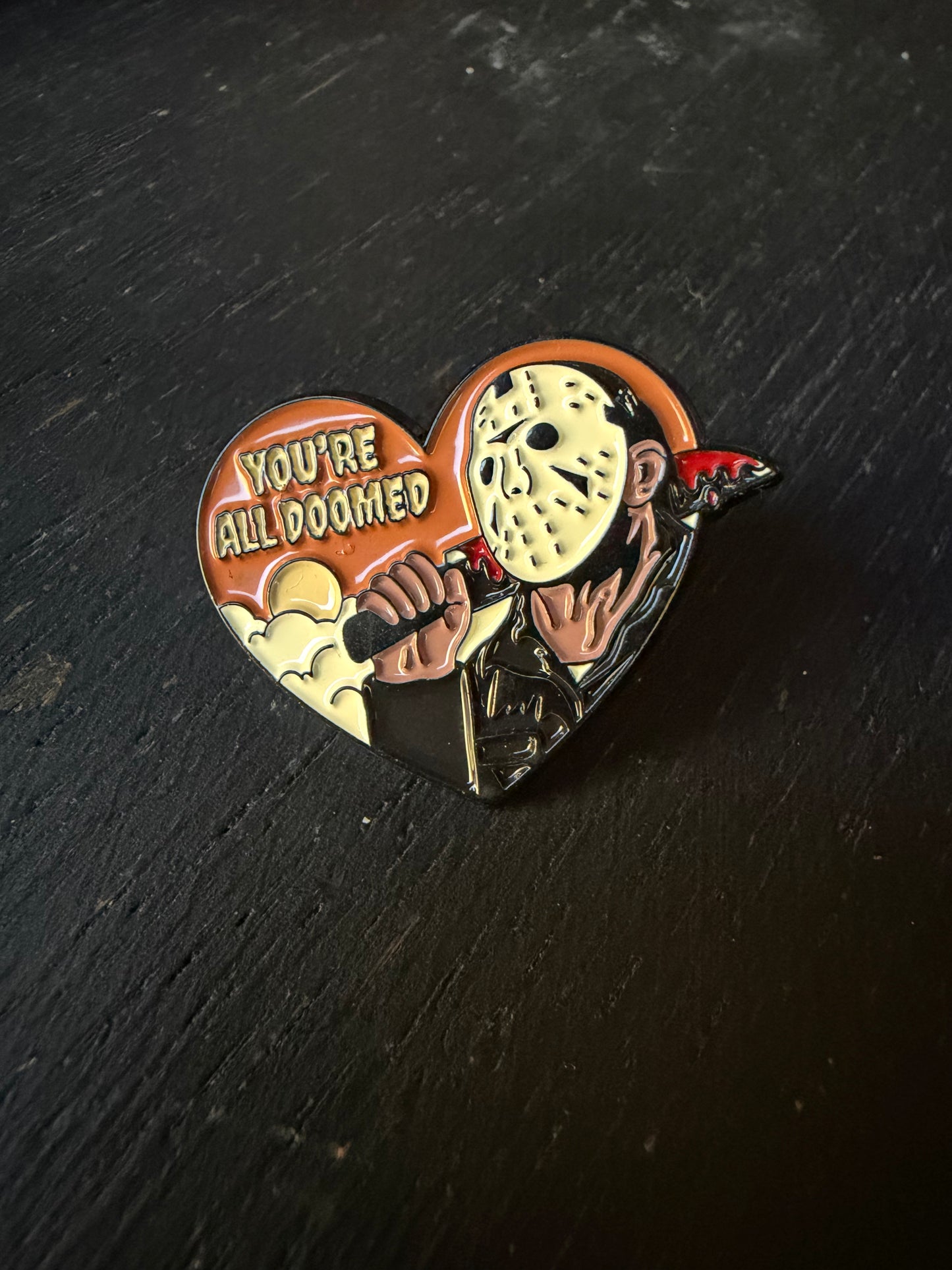 Horror Heart Pins- You Choose!