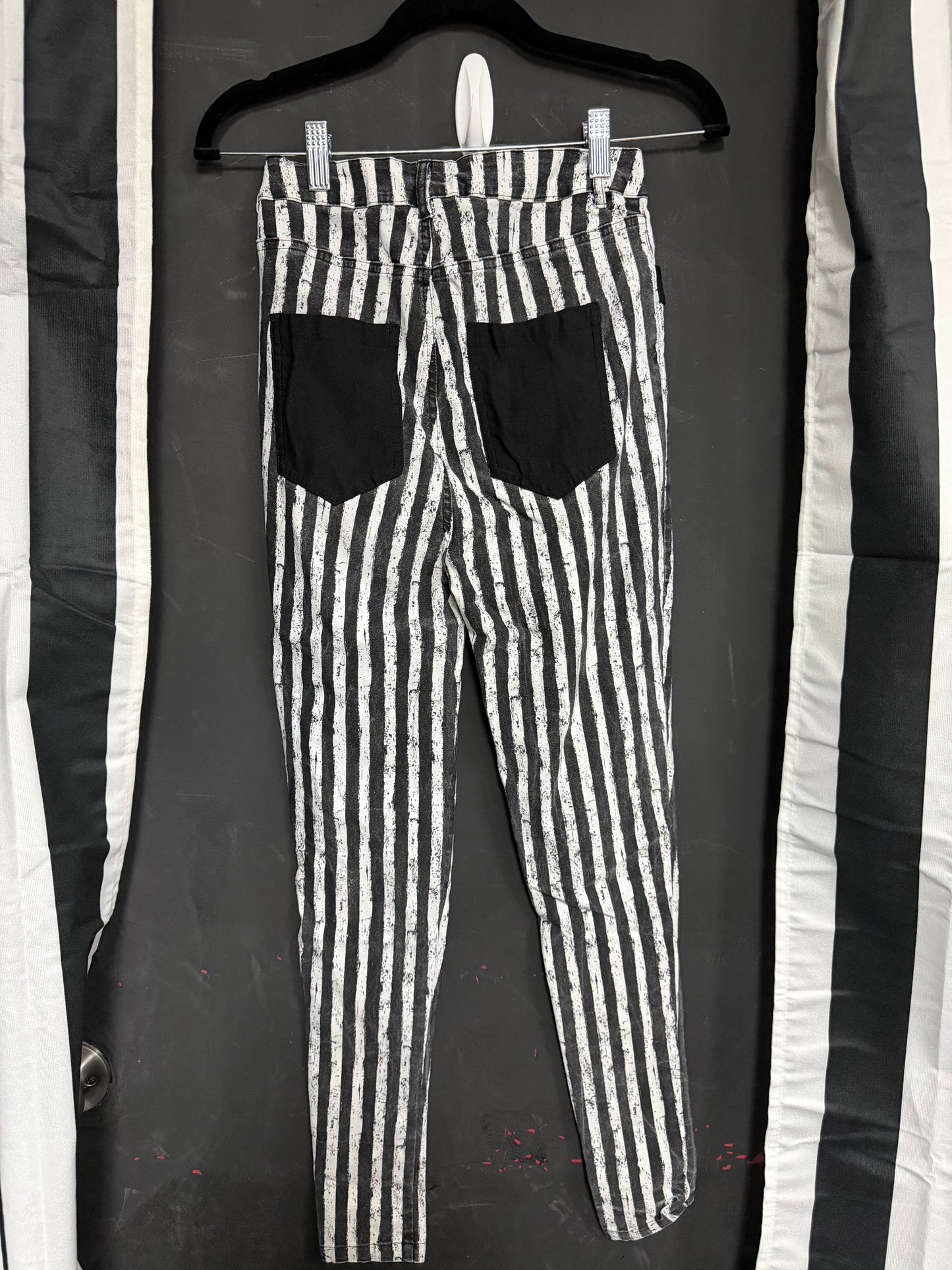Banned Alternative- Striped Pants- Size Large