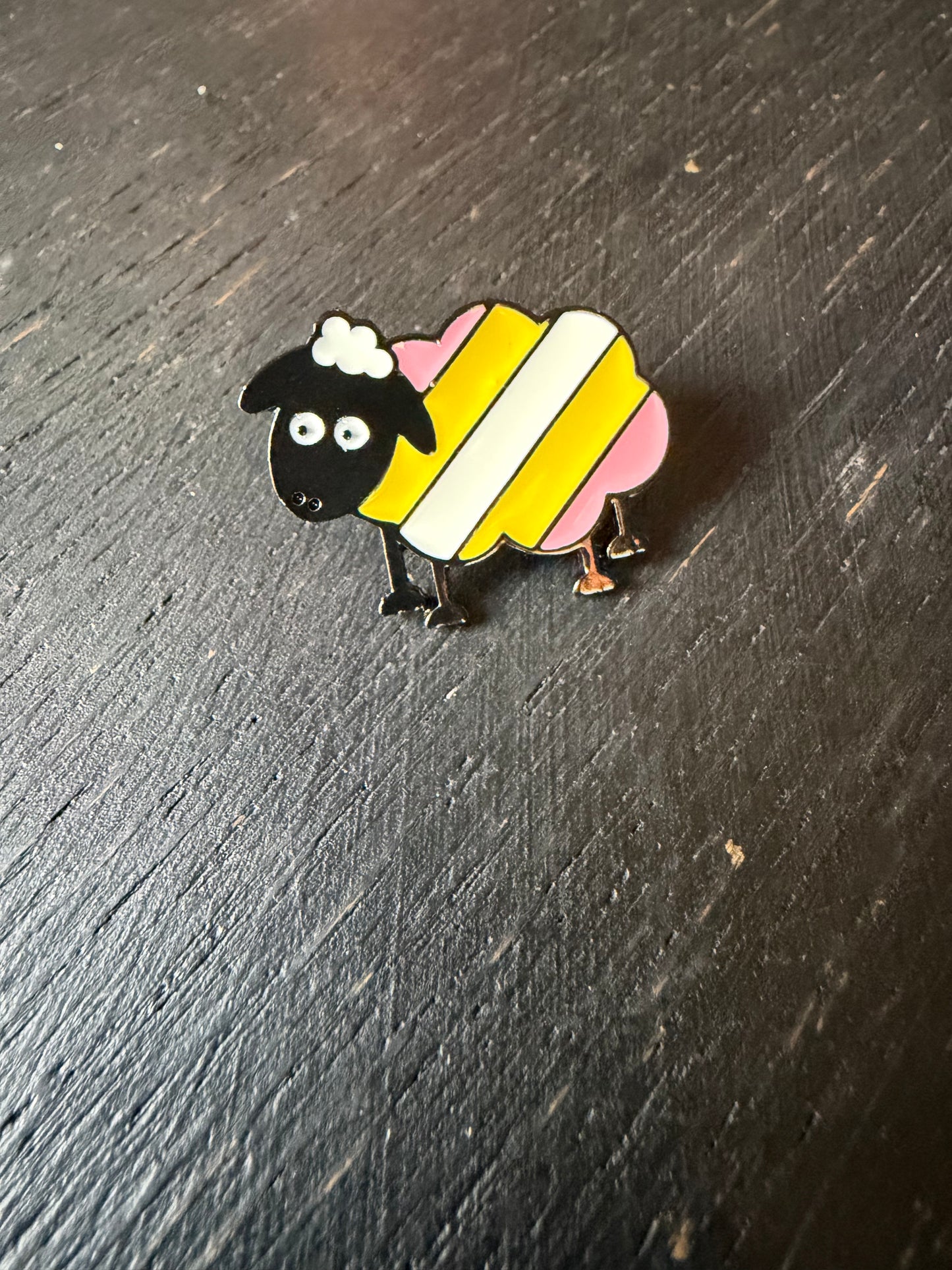 Sheep- Metal Pin