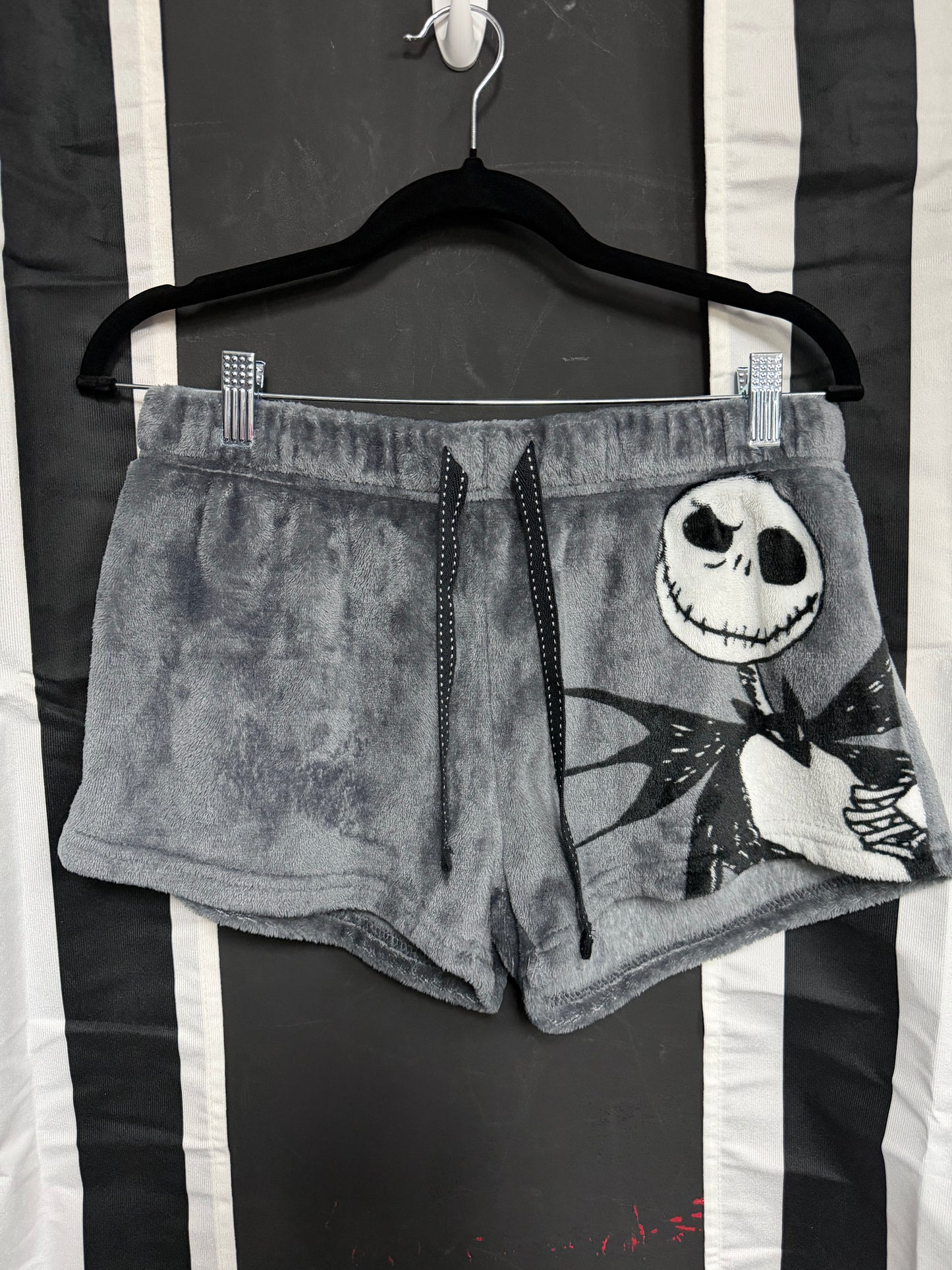 Nightmare Before Christmas Plush Sleep Shorts- Size Small